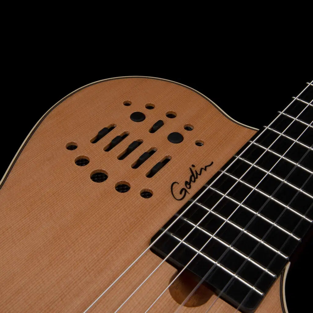 Godin MultiAc Grand Concert SA, Nylon String Acoustic-Electric Guitar - Natural
