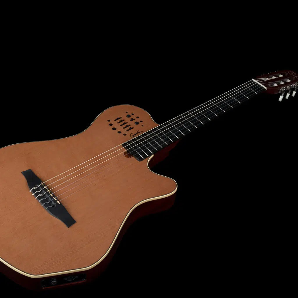Godin MultiAc Grand Concert SA, Nylon String Acoustic-Electric Guitar - Natural