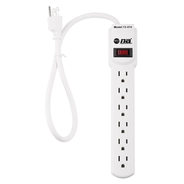Nippon America 6 Outlet AC Power Strip (13-414)