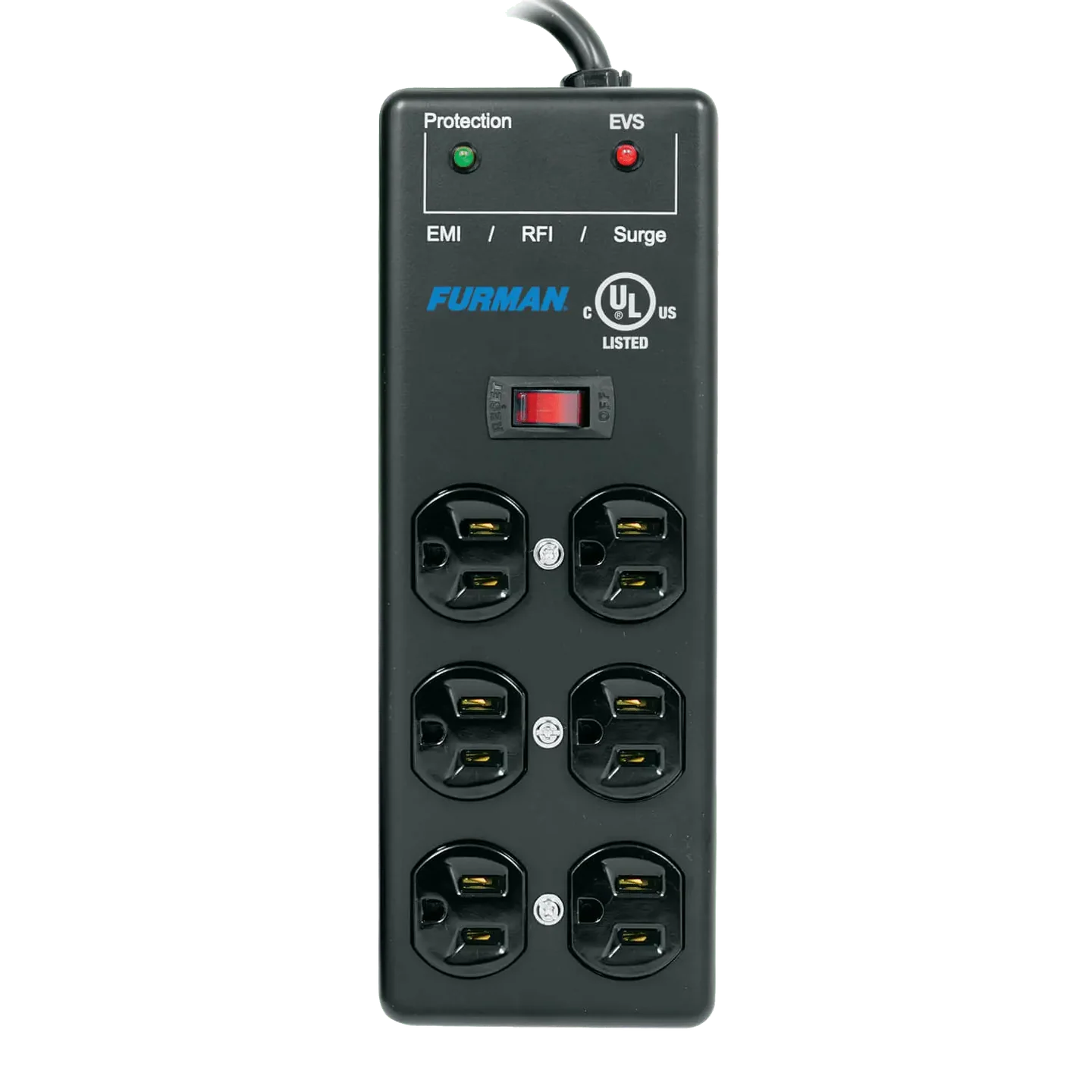 Furman Pro Plugs 6-Outlet Power Conditioner with EVS Voltage Protection & EMI/RFI Filtration