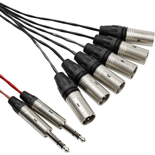 Gator Cableworks Backline Series 6-Channel Drop Snake with 2 Returns (50')