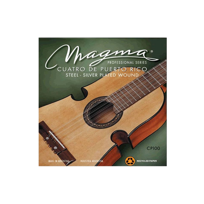 Magma Cuatro de Puerto Rico - Steel - Silver Plated Wound