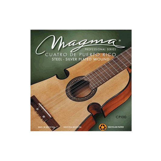 Magma Cuatro de Puerto Rico - Steel - Silver Plated Wound