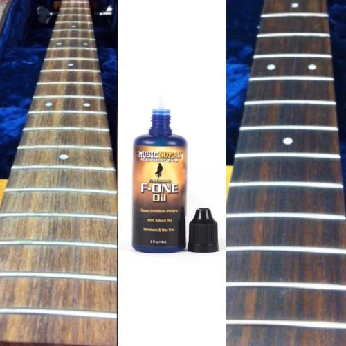 MusicNomad F-ONE Oil Fretboard Cleaner & Conditioner - 2-oz. Bottle