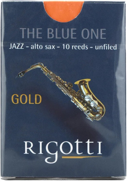 Rigotti RG.JSA Gold Jazz Alto Saxophone Reeds - (10-pack)