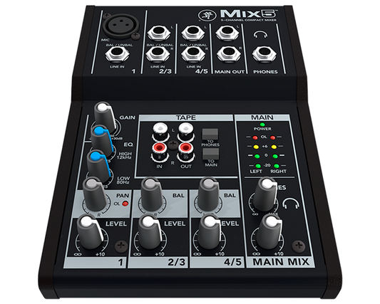 Mackie Mix5 5-channel Mixer