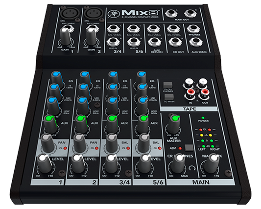 Mackie Mix8 8-channel Mixer
