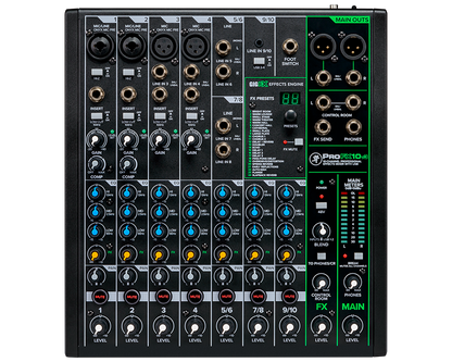 Mackie ProFX10v3 10-channel Mixer with USB and Effects