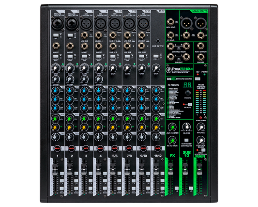 Mackie ProFX12v3 12-channel Mixer with USB and Effects