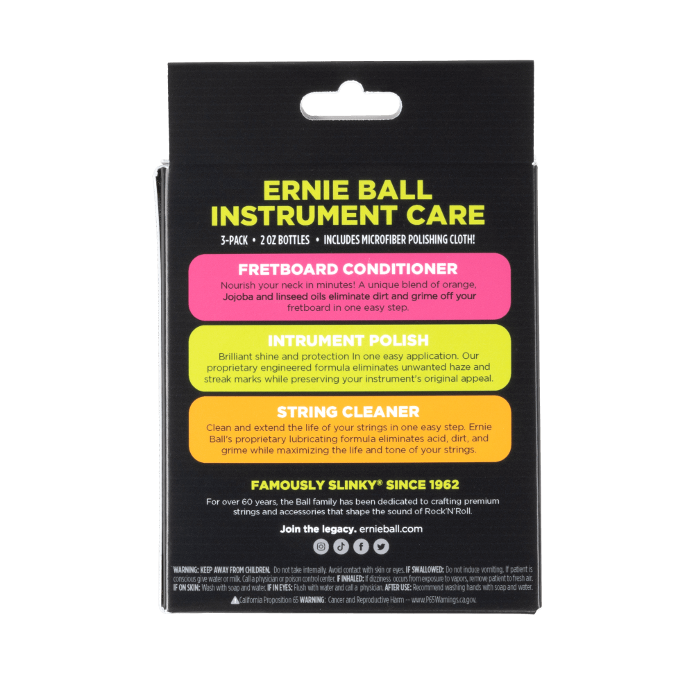 Ernie Ball Instrument Care Kit