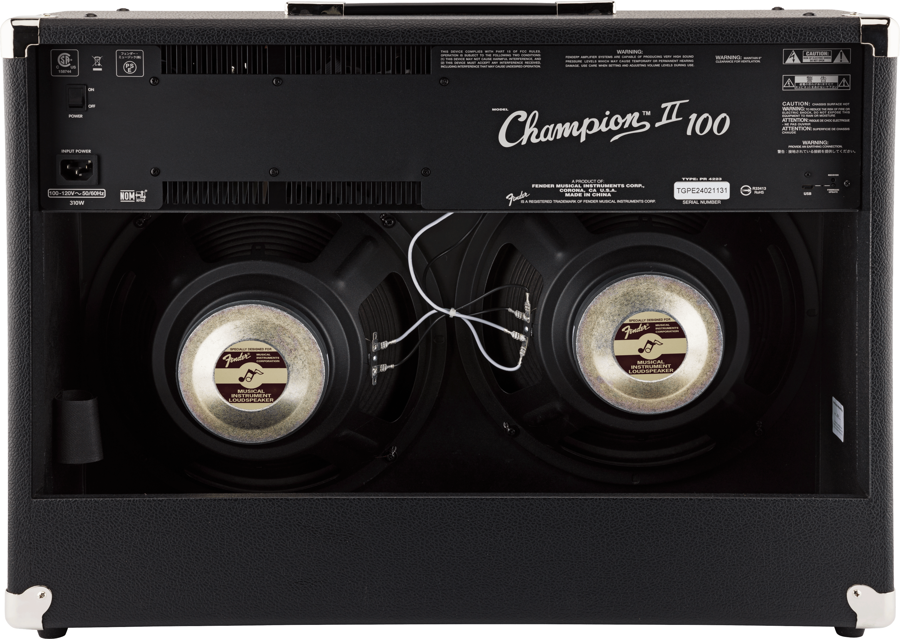 Fender Champion™ II Series Guitar Combo Amplifier