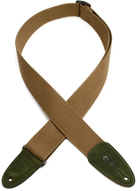 Levy's MC8 Cotton Guitar Strap Green