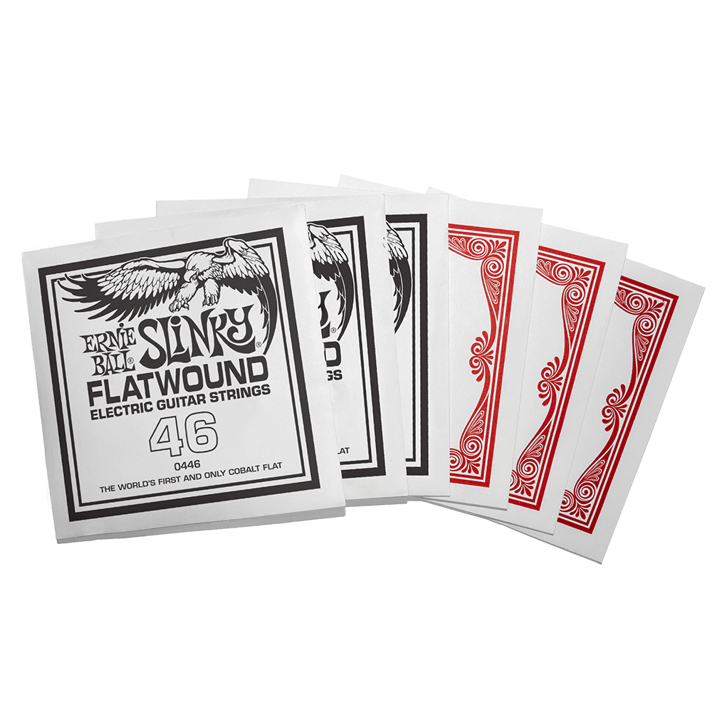 Ernie Ball Slinky Cobalt Flatwound Electric Guitar Strings