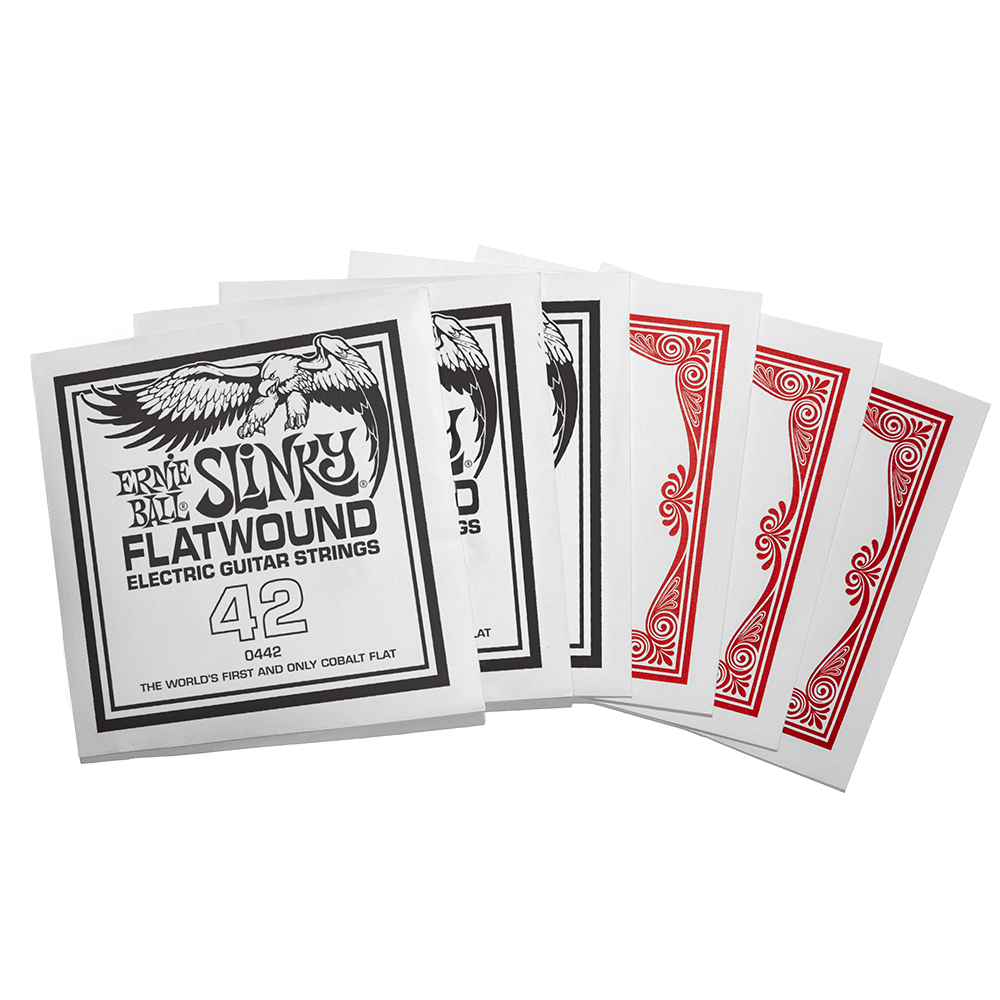 Ernie Ball Slinky Cobalt Flatwound Electric Guitar Strings