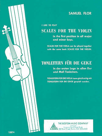Scales for the Violin I Like to Play Series Music Sales America