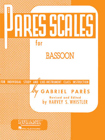 Pares Scales Bassoon Woodwind Method