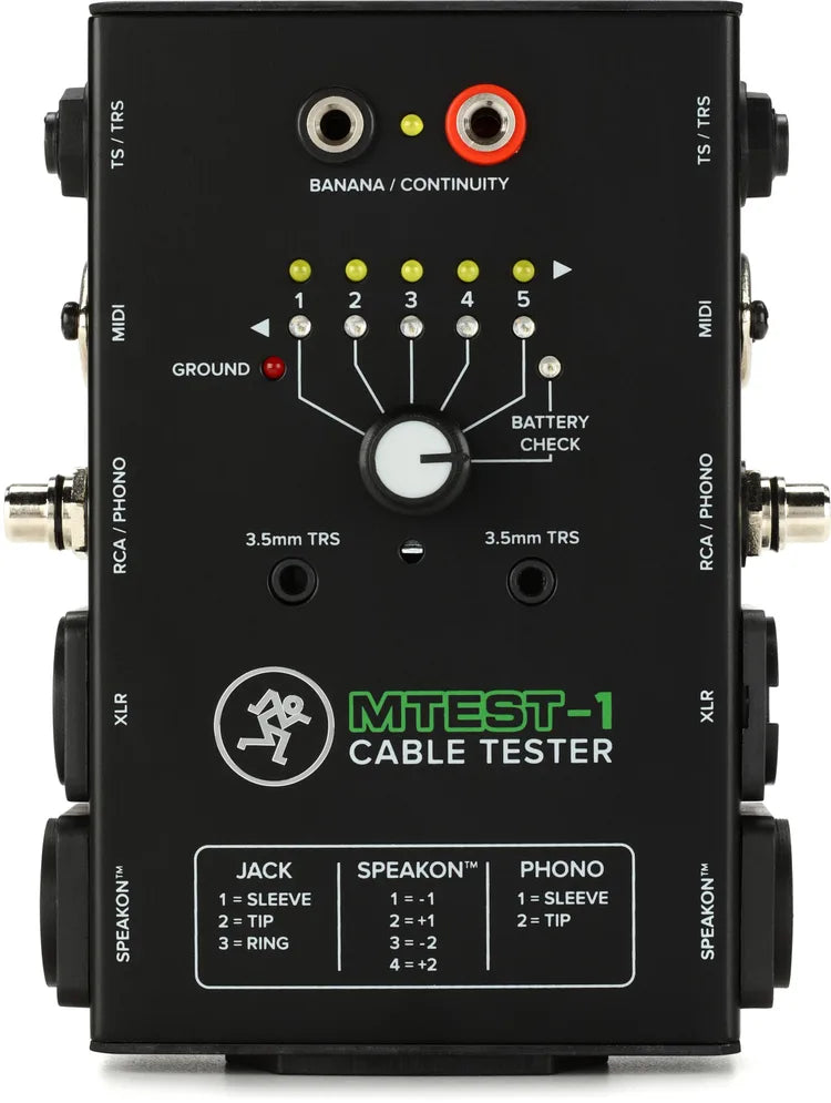 Mackie Cable Tester (MTEST-1)