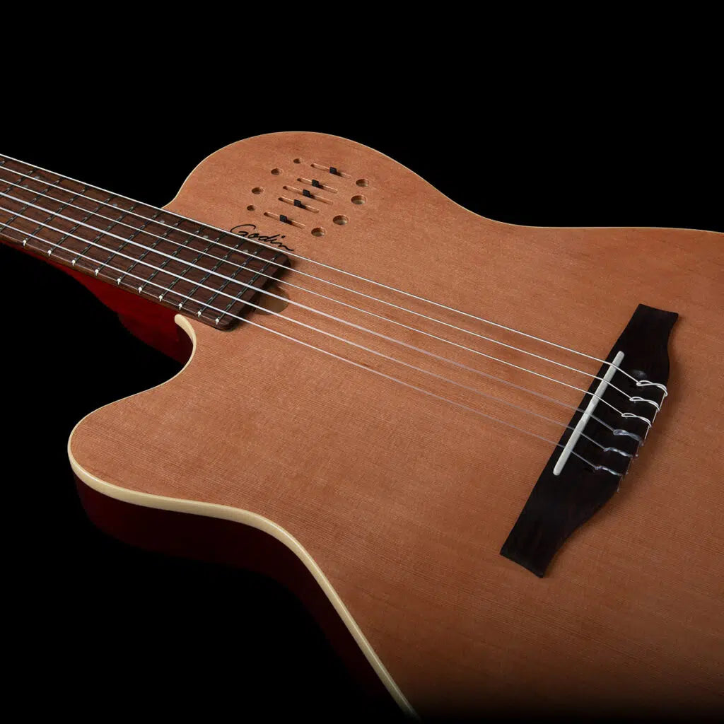 Godin MultiAc Nylon Encore Acoustic-Electric Guitar - Natural Semi-Gloss