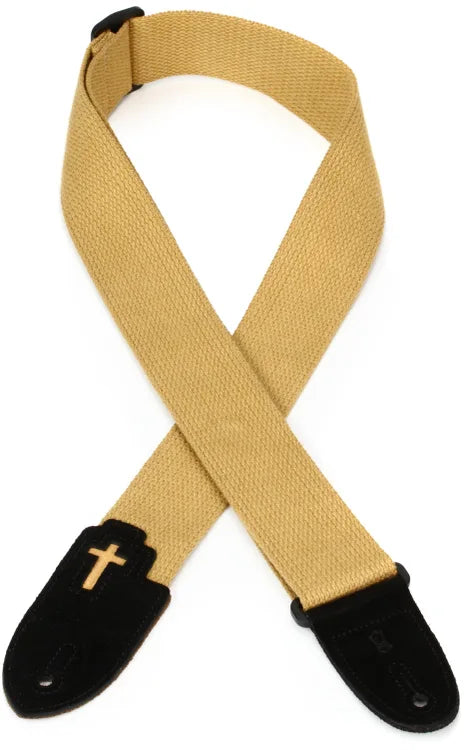 Levy's MC8C-TAN 2-inch Cotton Guitar Strap
