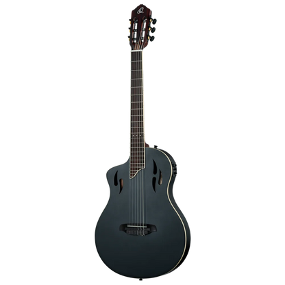 Ortega  TourPlayer Series Full Size Guitar Solid Okoume Black - RTPSTD-SBK-L (Lefty)