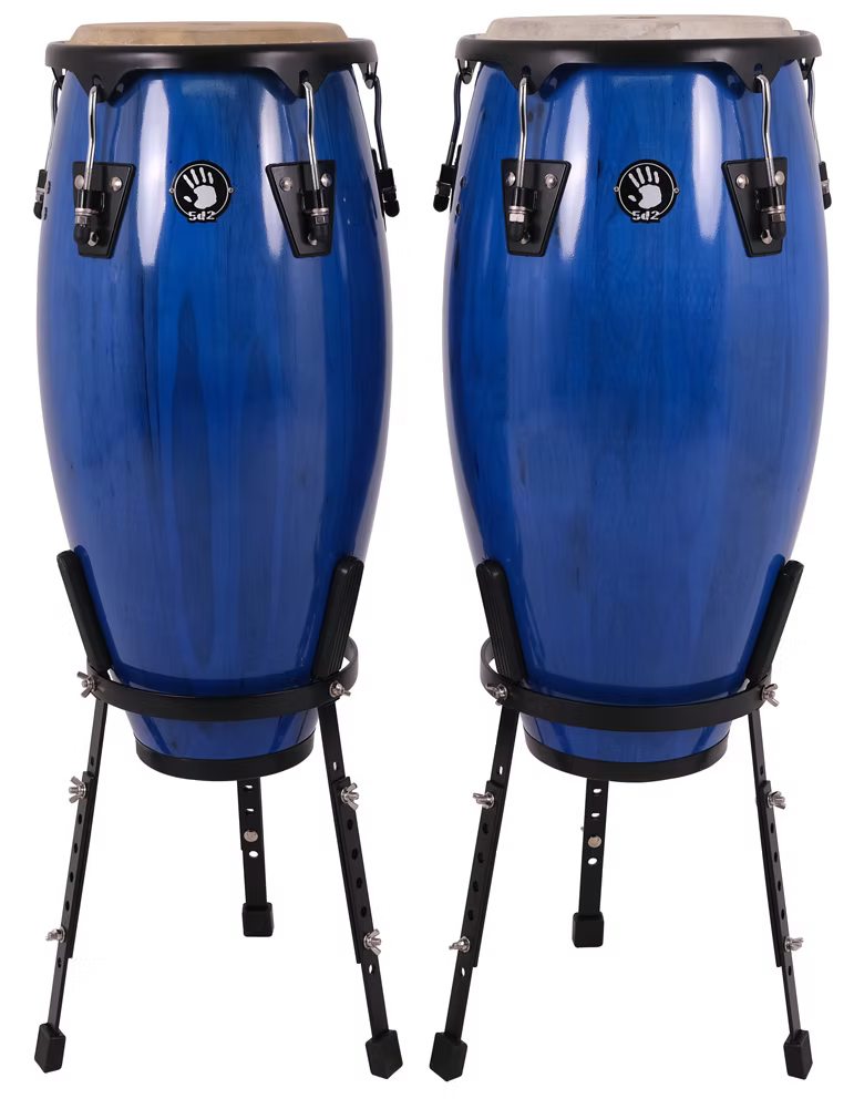 5D2 Core 10" & 11" Conga Set with Basket Stands - 5d2-CG300-BL
