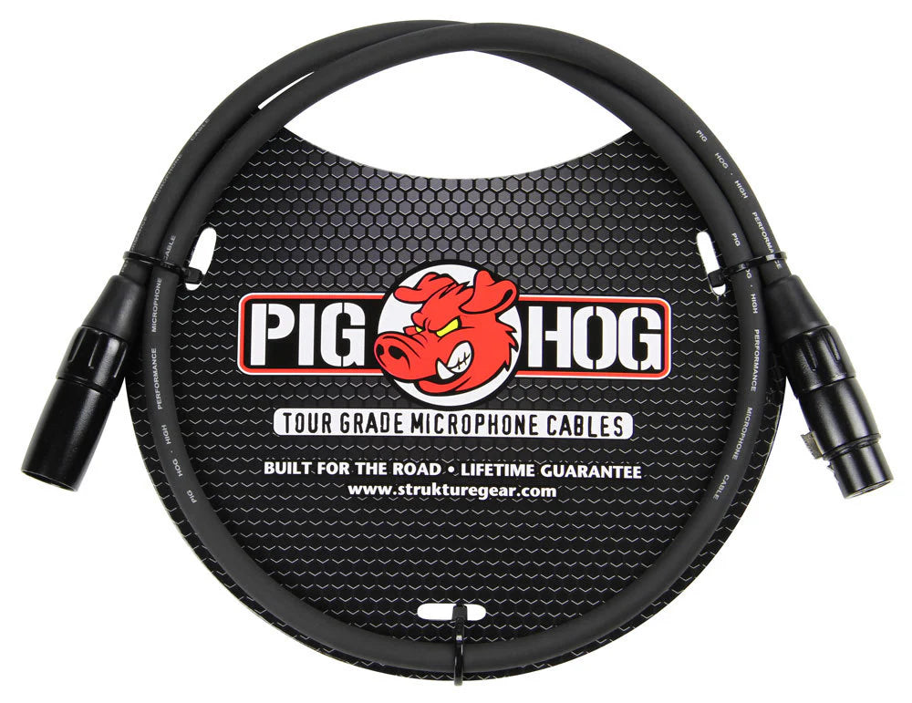 PHM3 PIG HOG 8MM MIC CABLE, 3FT XLR