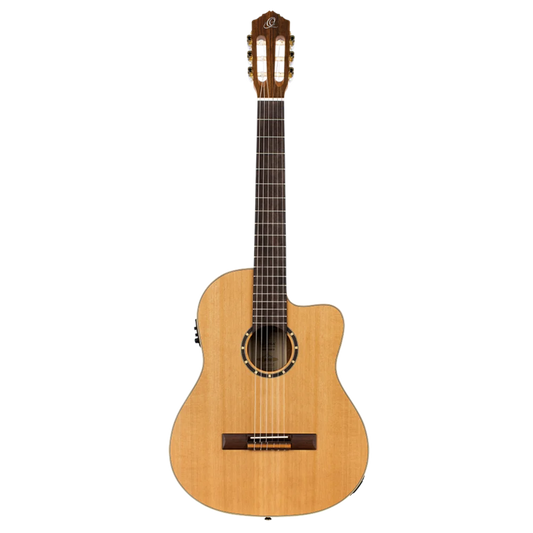 Ortega Family Series Pro Full Size Guitar Solid Cedar/ Mahogany Natural - RCE131