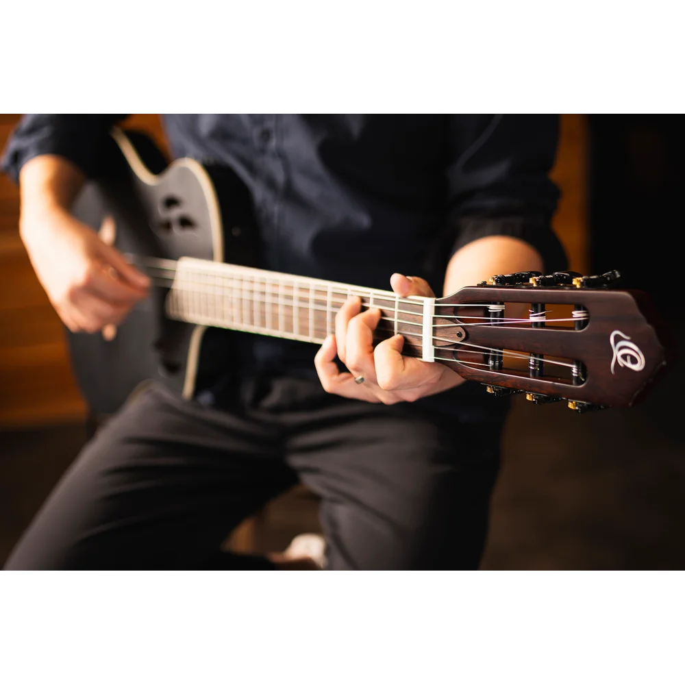 ORTEGA Tour Player Series Full Size Guitar Solid Okoume Satin Black