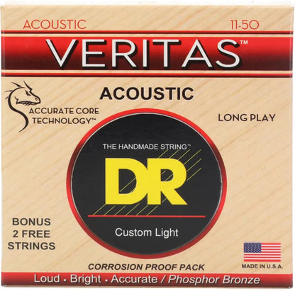 DR Strings  Veritas Phosphor Bronze Acoustic Guitar Strings
