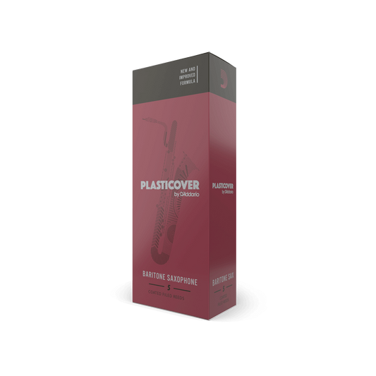 Plasticover by D'Addario Baritone Saxophone Reeds, 5-Pack