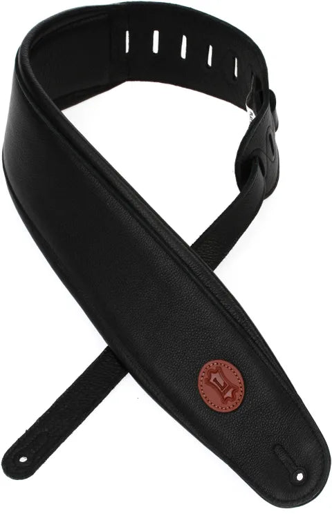 Levy's MSS2 4.5-inch Garment Leather with Heavy Padding Bass Strap Black