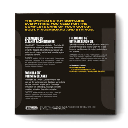 Dunlop System 65 Guitar Tech Care Kit