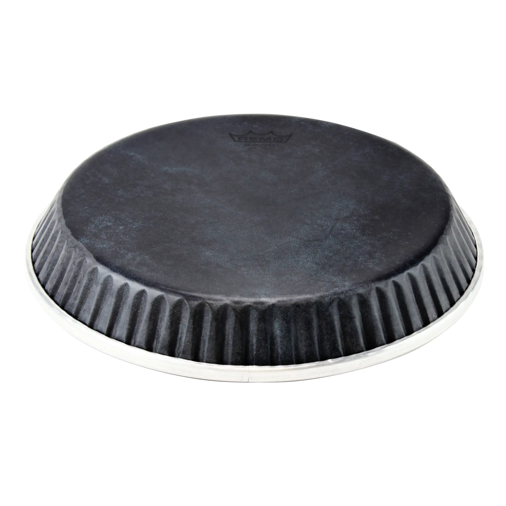 REMO Symmetry Skyndeep Conga Drumhead - Black Calfskin Graphic