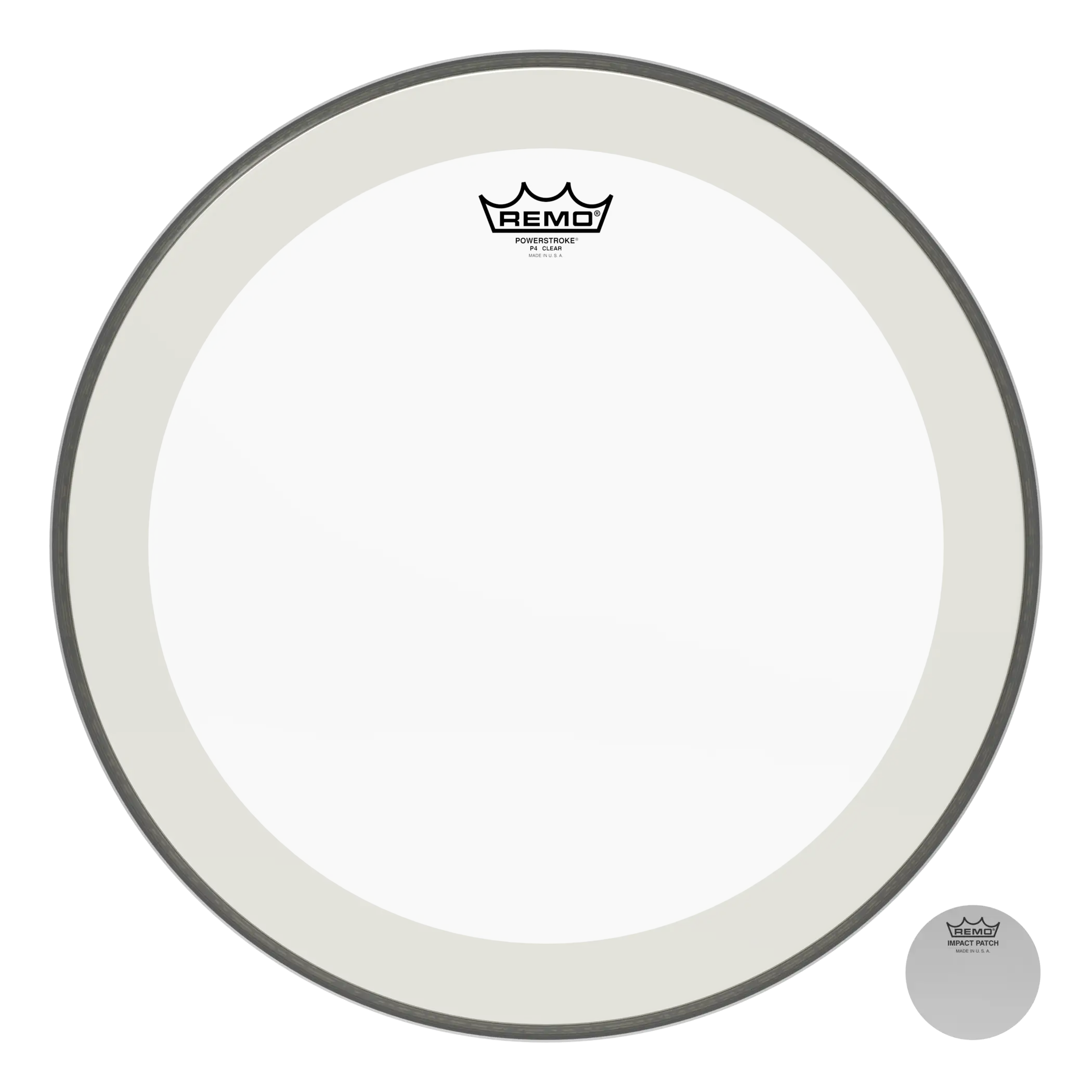 REMO Powerstroke P4 Clear Bass Drumhead