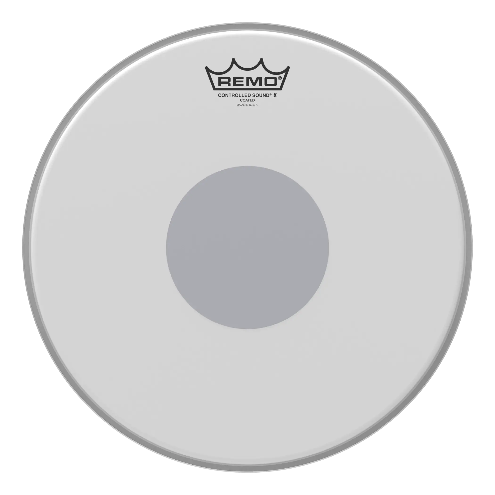 REMO Controlled Sound X Coated Black Dot Snare Drumhead - Bottom Black Dot