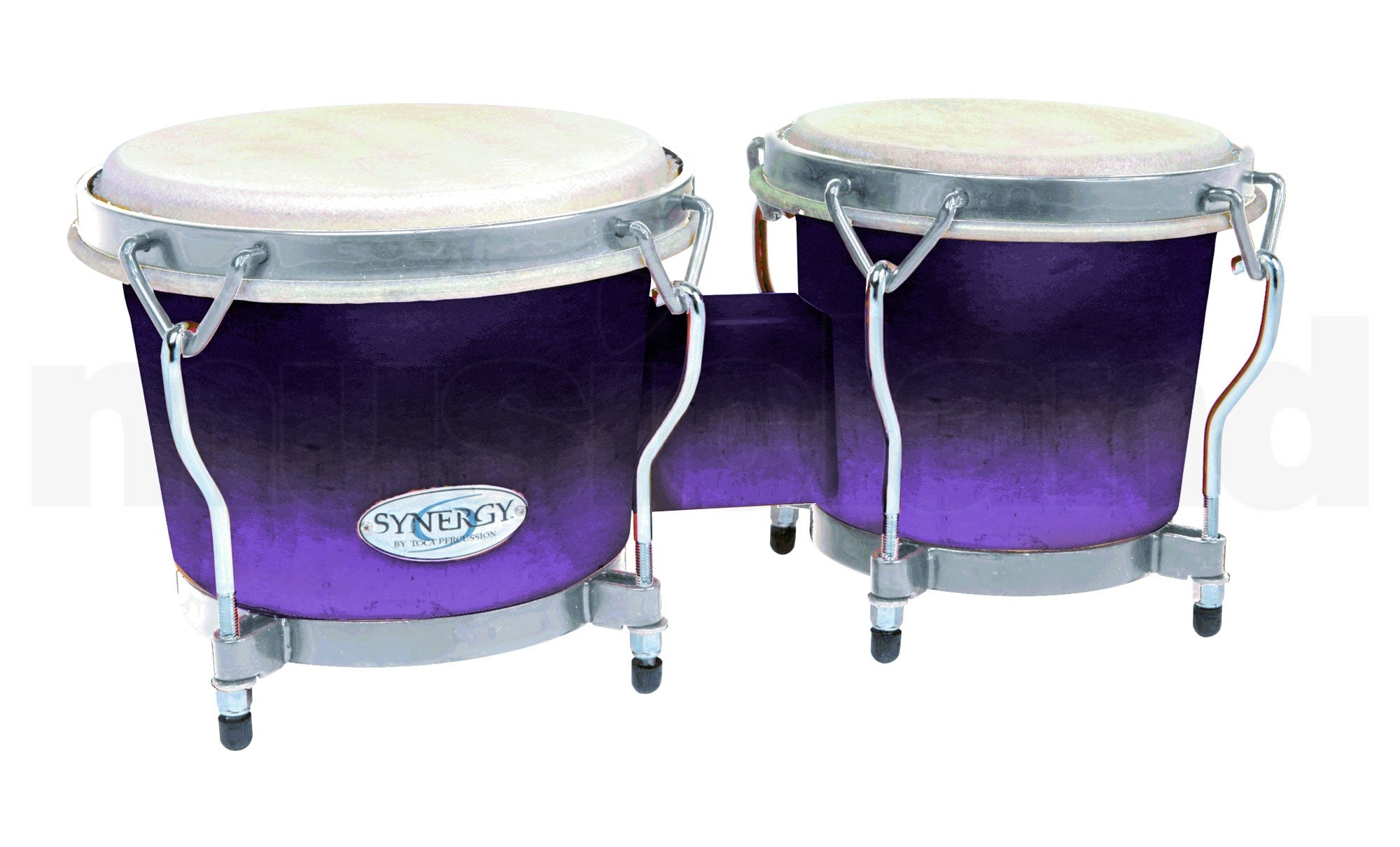 Toca 2150-PF Synergy Deluxe - 6" / 6.75" Purple Fade Bongos