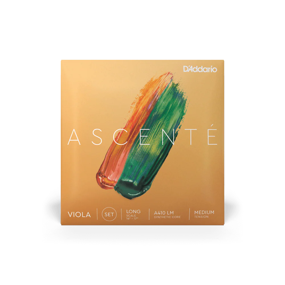 D'Addario Ascenté Viola String Set, Medium Tension