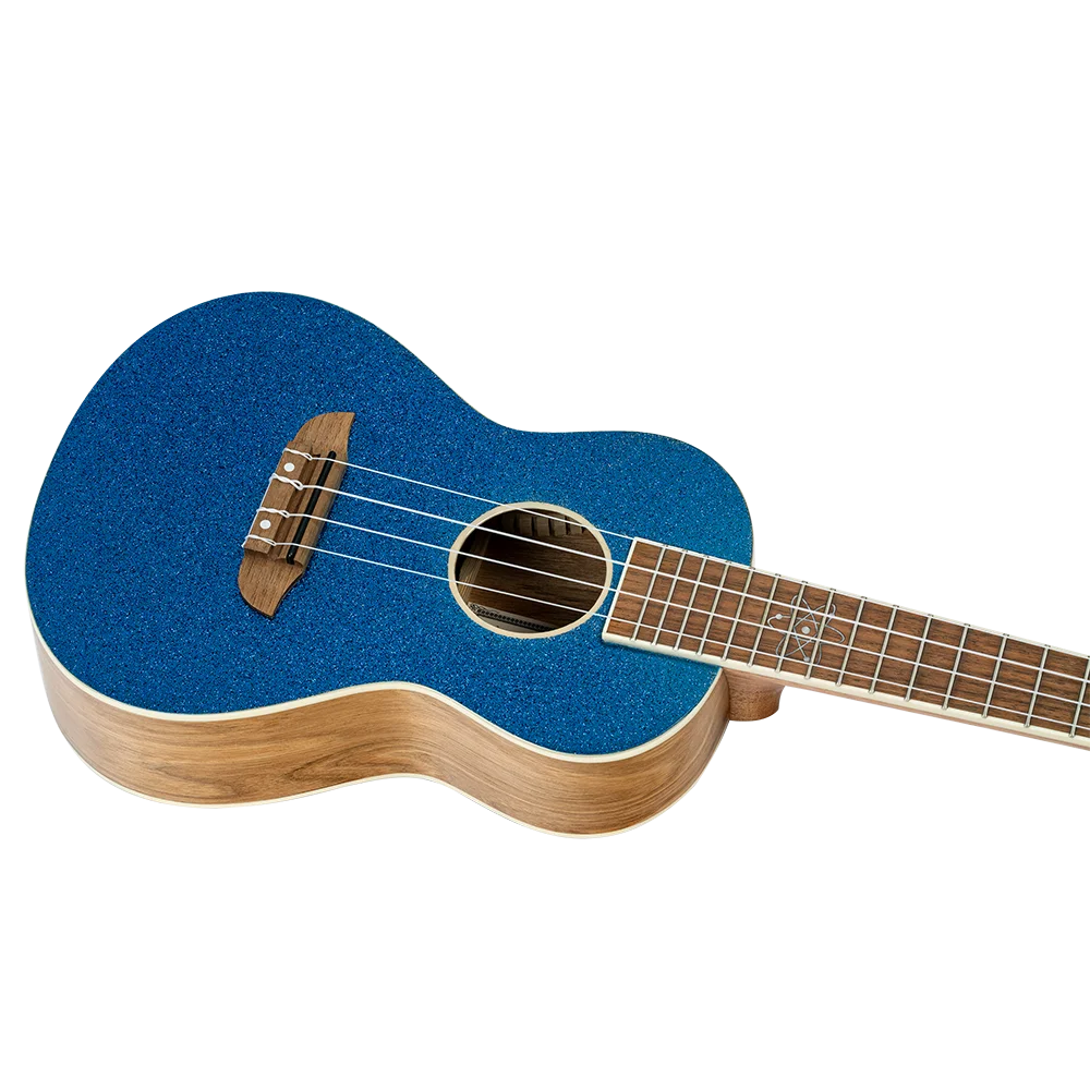 Ortega Element Series Concert Size Ukulele Spruce/ Catalpa Metallic Blue