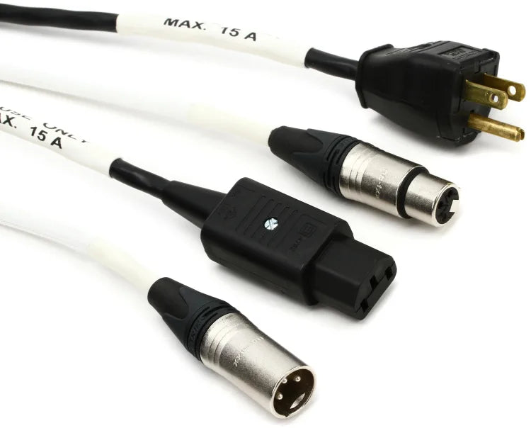 Pro Co Siamese Twin EC9 XLR Audio + Edison to IEC Power Cable 50 feet