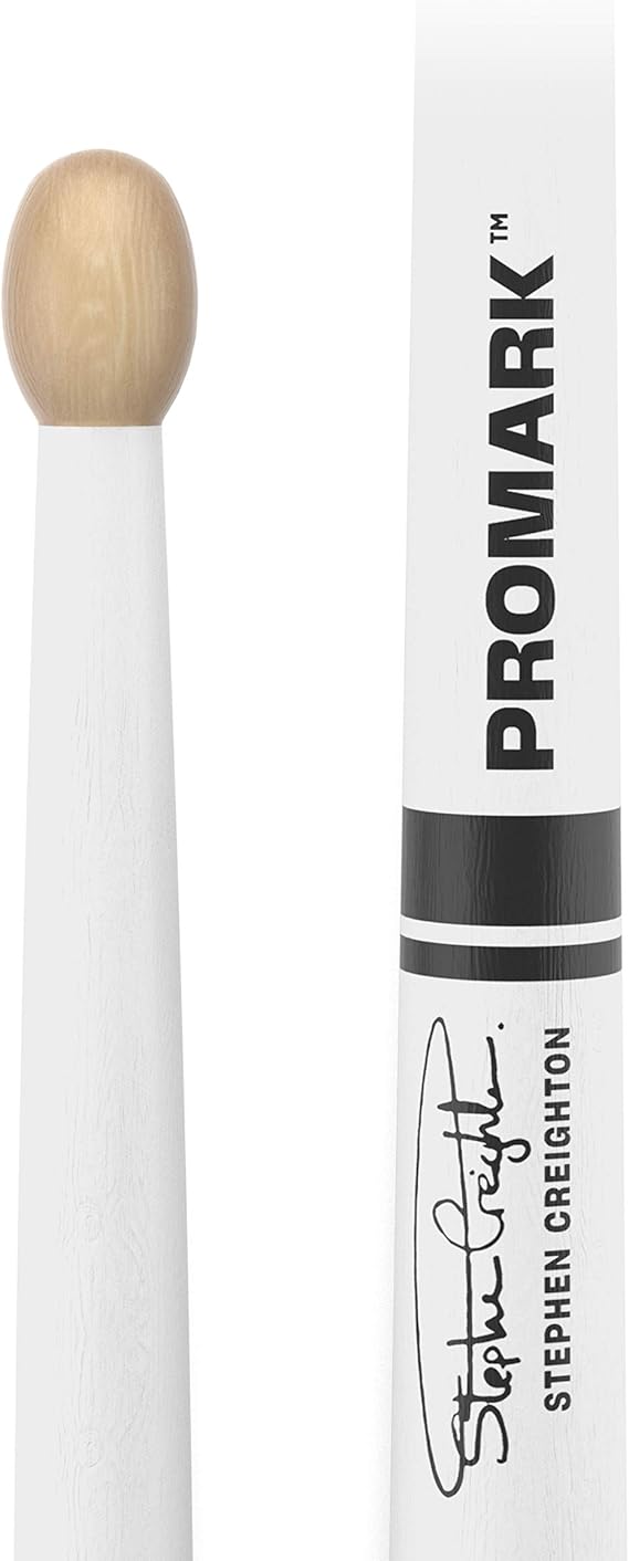 ProMark Signature PBSC-WHT Stephen Creighton White Pipe Band Drumsticks