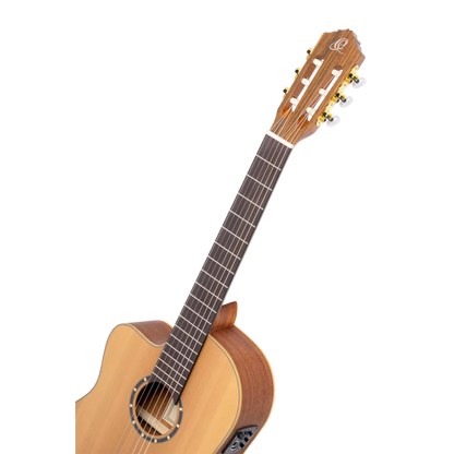 Ortega  Family Series Pro Full Size Guitar Solid Cedar/ Mahogany Natural - RCE131L (Lefty)
