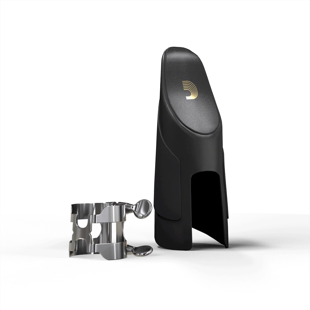 D’Addarío H-Ligature & Cap for Bass Clarinet Silver-Plated