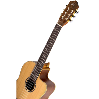 Ortega Family Series Pro Full Size Guitar Solid Cedar/ Mahogany Natural - RCE131