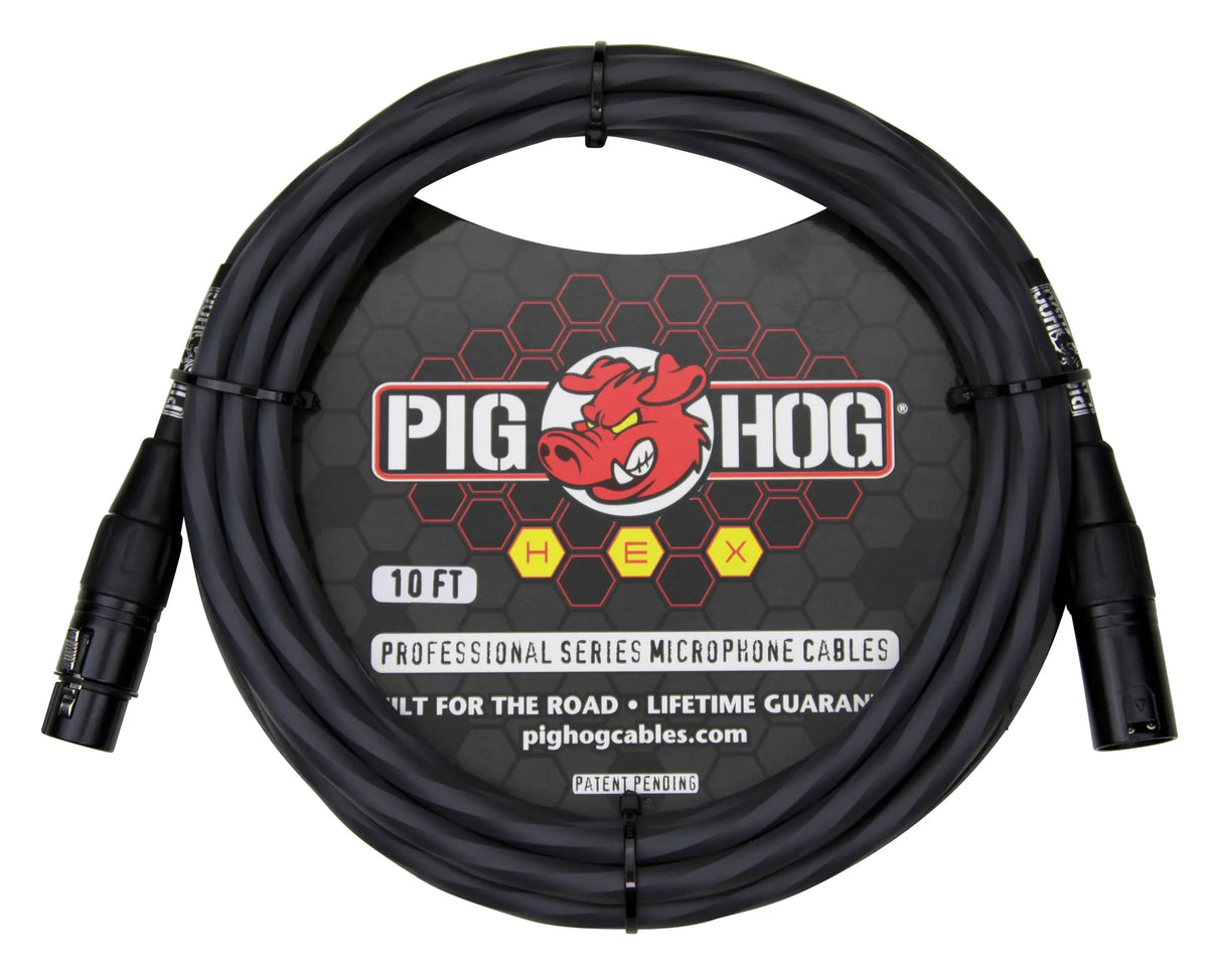 Pig Hog Hex Series Mic Cable - Grey