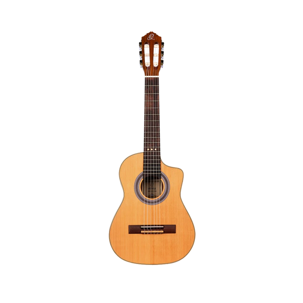 Ortega Requinto Series Requinto Size Guitar Cedar/ Sapele Natural - RQC25