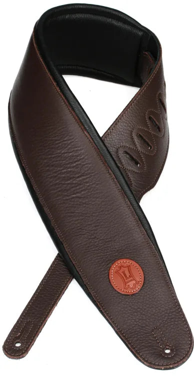Levy's Garment Leather Bass Strap  Dark Brown