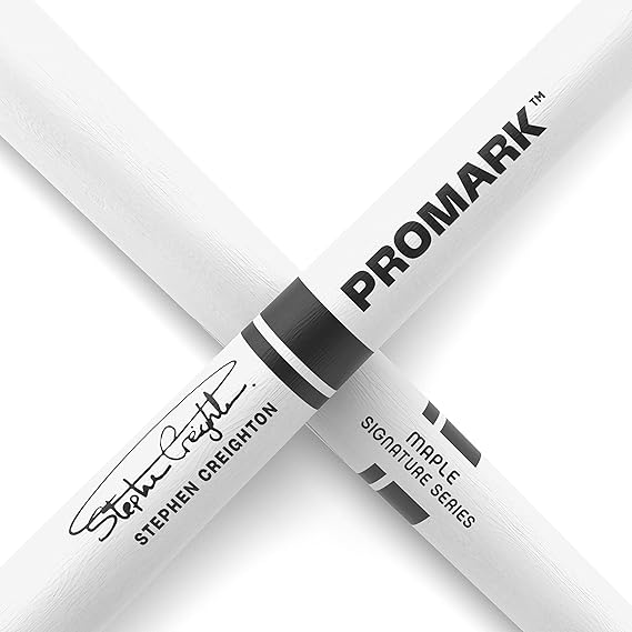 ProMark Signature PBSC-WHT Stephen Creighton White Pipe Band Drumsticks