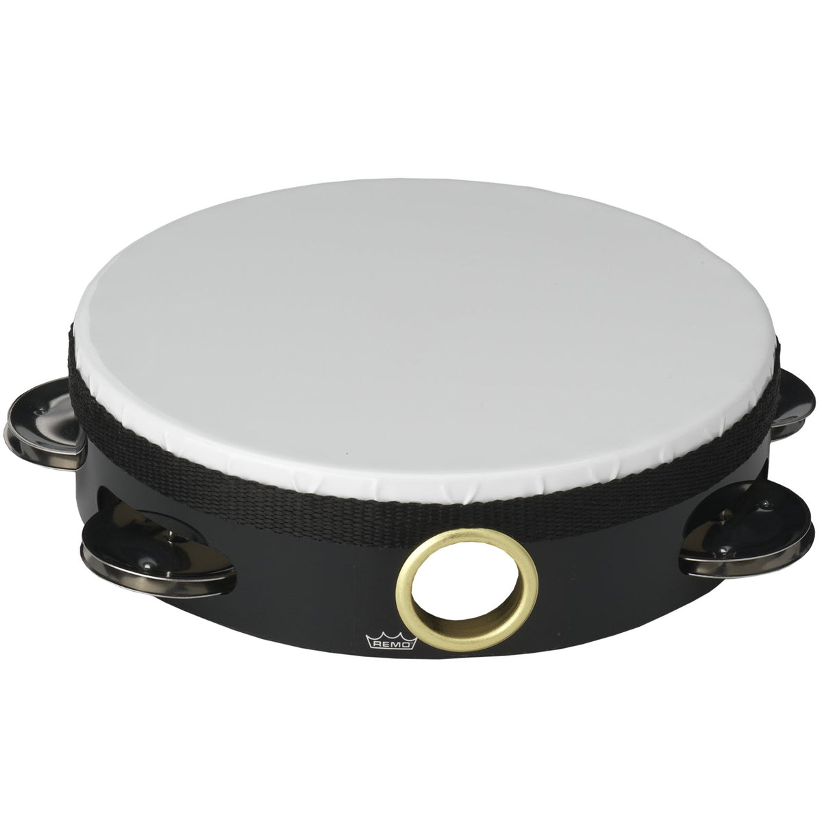 Remo Economy Tambourine - Quadura Black 6"