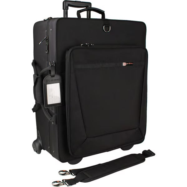 Protec Quad Horn Case With Wheels - IPAC