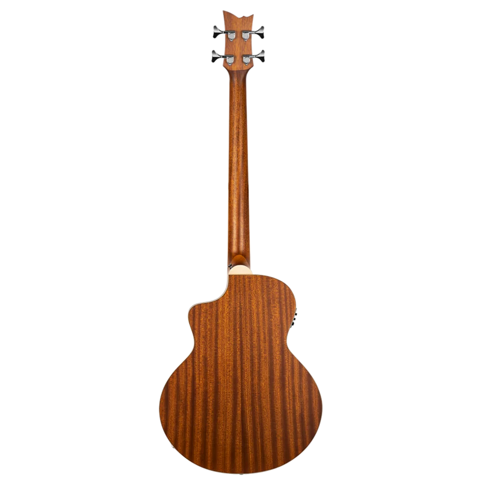 Ortega Acoustic Bass Deep Series 7 4-String Medium Scale Bass Spruce/ Mahogany Natural - D7CE-4